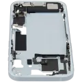 Mid-Frame Housing W/ Charging Port Flex & Small Parts For iPhone 15 (EU / Global Version) (Used OEM Pull: Grade C) (Blue)