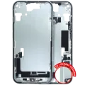 Mid-Frame Housing W/ Charging Port Flex & Small Parts For iPhone 15 (EU / Global Version) (Used OEM Pull: Grade C) (Green)