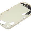 Mid-Frame Housing W/ Charging Port Flex & Small Parts For iPhone 15 (EU / Global Version) (Used OEM Pull: Grade C) (Yellow)