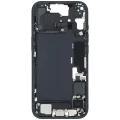 Mid-Frame Housing W/ Charging Port Flex & Small Parts For iPhone 15 (US Version) (Used OEM Pull: Grade A) (Black)