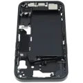 Mid-Frame Housing W/ Charging Port Flex & Small Parts For iPhone 15 (US Version) (Used OEM Pull: Grade A) (Black)