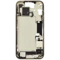 Mid-Frame Housing W/ Charging Port Flex & Small Parts For iPhone 15 (US Version) (Used OEM Pull: Grade A) (Yellow)