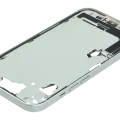 Mid-Frame Housing W/ Charging Port Flex & Small Parts For iPhone 15 (US Version) (Used OEM Pull: Grade B) (Green)
