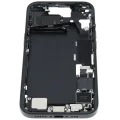 Mid-Frame Housing W/ Charging Port Flex & Small Parts For iPhone 15 (US Version) (Used OEM Pull: Grade C) (Black)