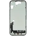 Mid-Frame Housing W/ Charging Port Flex & Small Parts For iPhone 15 (US Version) (Used OEM Pull: Grade C) (Green)
