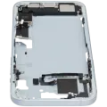 Mid-Frame Housing W/ Charging Port Flex & Small Parts For iPhone 15 Plus (EU / Global Version) (Used OEM Pull: Grade A) (Blue)