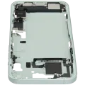 Mid-Frame Housing W/ Charging Port Flex & Small Parts For iPhone 15 Plus (EU / Global Version) (Used OEM Pull: Grade A) (Green)