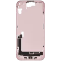 Mid-Frame Housing W/ Charging Port Flex & Small Parts For iPhone 15 Plus (EU / Global Version) (Used OEM Pull: Grade A) (Pink)