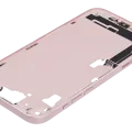 Mid-Frame Housing W/ Charging Port Flex & Small Parts For iPhone 15 Plus (EU / Global Version) (Used OEM Pull: Grade A) (Pink)