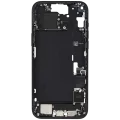 Mid-Frame Housing W/ Charging Port Flex & Small Parts For iPhone 15 Plus (EU / Global Version) (Used OEM Pull: Grade B) (Black)