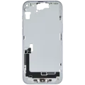 Mid-Frame Housing W/ Charging Port Flex & Small Parts For iPhone 15 Plus (EU / Global Version) (Used OEM Pull: Grade C) (Blue)