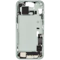 Mid-Frame Housing W/ Charging Port Flex & Small Parts For iPhone 15 Plus (EU / Global Version) (Used OEM Pull: Grade C) (Green)