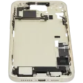 Mid-Frame Housing W/ Charging Port Flex & Small Parts For iPhone 15 Plus (EU / Global Version) (Used OEM Pull: Grade C) (Yellow)