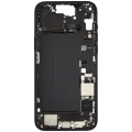 Mid-Frame Housing W/ Charging Port Flex & Small Parts For iPhone 15 Plus (US Version) (Used OEM Pull: Grade A) (Black)