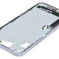 Mid-Frame Housing W/ Charging Port Flex & Small Parts For iPhone 15 Plus (US Version) (Used OEM Pull: Grade A) (Blue)