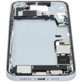Mid-Frame Housing W/ Charging Port Flex & Small Parts For iPhone 15 Plus (US Version) (Used OEM Pull: Grade A) (Blue)