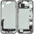 Mid-Frame Housing W/ Charging Port Flex & Small Parts For iPhone 15 Plus (US Version) (Used OEM Pull: Grade A) (Green)