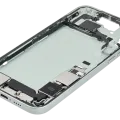 Mid-Frame Housing W/ Charging Port Flex & Small Parts For iPhone 15 Plus (US Version) (Used OEM Pull: Grade A) (Green)