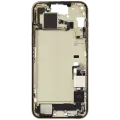 Mid-Frame Housing W/ Charging Port Flex & Small Parts For iPhone 15 Plus (US Version) (Used OEM Pull: Grade A) (Yellow)