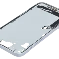 Mid-Frame Housing W/ Charging Port Flex & Small Parts For iPhone 15 Plus (US Version) (Used OEM Pull: Grade B) (Blue)
