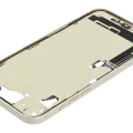 Mid-Frame Housing W/ Charging Port Flex & Small Parts For iPhone 15 Plus (US Version) (Used OEM Pull: Grade B) (Yellow)