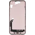 Mid-Frame Housing W/ Charging Port Flex & Small Parts For iPhone 15 Plus (US Version) (Used OEM Pull: Grade B) (Pink)