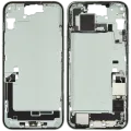 Mid-Frame Housing W/ Charging Port Flex & Small Parts For iPhone 15 Plus (US Version) (Used OEM Pull: Grade C) (Green)