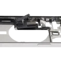 Mid-Frame Housing W/ Charging Port Flex & Small Parts For iPhone 15 Pro (EU / Global Version) (Used OEM Pull: Grade C) (White Titanium)