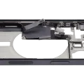 Mid-Frame Housing W/ Charging Port Flex & Small Parts For iPhone 15 Pro (US Version) (Used OEM Pull: Grade C) (Black Titanium)