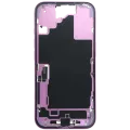 Mid-Frame Housing W/ Charging Port Flex & Small Parts For iPhone 16 (EU / Global Version) (Used OEM Pull: Grade A) (Pink)