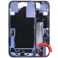 Mid-Frame Housing W/ Charging Port Flex & Small Parts For iPhone 16 (EU / Global Version) (Used OEM Pull: Grade A) (Ultramarine)