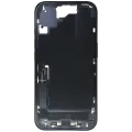 Середня рамка зі шлейфом зарядки й дрібними деталями для iPhone 16 (EU / Global Version) (Used OEM Pull: Grade B) (чорний)