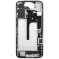 Середня рамка зі шлейфом зарядки й дрібними деталями для iPhone 16 (EU / Global Version) (Used OEM Pull: Grade B) (білий)