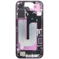 Mid-Frame Housing W/ Charging Port Flex & Small Parts For iPhone 16 (EU / Global Version) (Used OEM Pull: Grade B) (Pink)