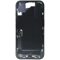Mid-Frame Housing W/ Charging Port Flex & Small Parts For iPhone 16 (EU / Global Version) (Used OEM Pull: Grade C) (Black)