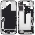 Mid-Frame Housing W/ Charging Port Flex & Small Parts For iPhone 16 (EU / Global Version) (Used OEM Pull: Grade C) (White)