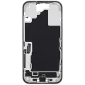 Mid-Frame Housing W/ Charging Port Flex & Small Parts For iPhone 16 (EU / Global Version) (Used OEM Pull: Grade C) (White)