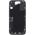Mid-Frame Housing W/ Charging Port Flex & Small Parts For iPhone 16 (US Version) (Used OEM Pull: Grade A) (Black)