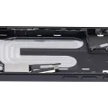 Mid-Frame Housing W/ Charging Port Flex & Small Parts For iPhone 16 (US Version) (Used OEM Pull: Grade A) (Black)