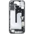 Mid-Frame Housing W/ Charging Port Flex & Small Parts For iPhone 16 (US Version) (Used OEM Pull: Grade A) (White)