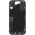Mid-Frame Housing W/ Charging Port Flex & Small Parts For iPhone 16 (US Version) (Used OEM Pull: Grade B) (Black)