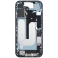 Mid-Frame Housing W/ Charging Port Flex & Small Parts For iPhone 16 (US Version) (Used OEM Pull: Grade B) (Teal)