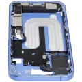 Mid-Frame Housing W/ Charging Port Flex & Small Parts For iPhone 16 (US Version) (Used OEM Pull: Grade B) (Ultramarine)