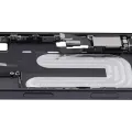 Mid-Frame Housing W/ Charging Port Flex & Small Parts For iPhone 16 (US Version) (Used OEM Pull: Grade C) (Black)