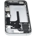 Mid-Frame Housing W/ Charging Port Flex & Small Parts For iPhone 16 (US Version) (Used OEM Pull: Grade C) (White)