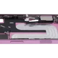 Mid-Frame Housing W/ Charging Port Flex & Small Parts For iPhone 16 (US Version) (Used OEM Pull: Grade C) (Pink)