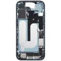 Mid-Frame Housing W/ Charging Port Flex & Small Parts For iPhone 16 (US Version) (Used OEM Pull: Grade C) (Teal)