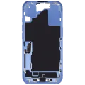 Mid-Frame Housing W/ Charging Port Flex & Small Parts For iPhone 16 (US Version) (Used OEM Pull: Grade C) (Ultramarine)