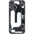 Mid-Frame Housing W/ Charging Port Flex & Small Parts For iPhone 16 Plus (EU / Global Version) (Used OEM Pull: Grade A) (Black)