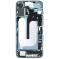 Mid-Frame Housing W/ Charging Port Flex & Small Parts For iPhone 16 Plus (EU / Global Version) (Used OEM Pull: Grade A) (Teal)